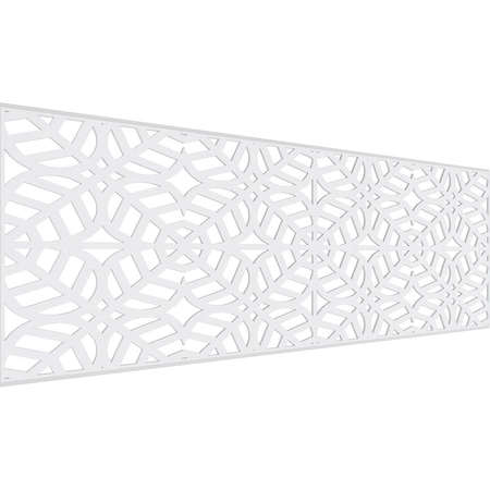 Ekena Millwork Set of Four Panels for 94 1/2"W x 32 1/4"H Garland Fretwork Wainscot Wall Paneling WPKP16X01X47GRD